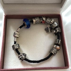 Pandora Leather Band Bracelet